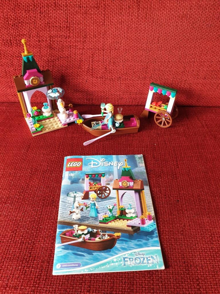 Lego Disney Frozen 41155 Frozen Elsa's marktavontuur, Compleet, Lego, Ophalen of Verzenden, Zo goed als nieuw