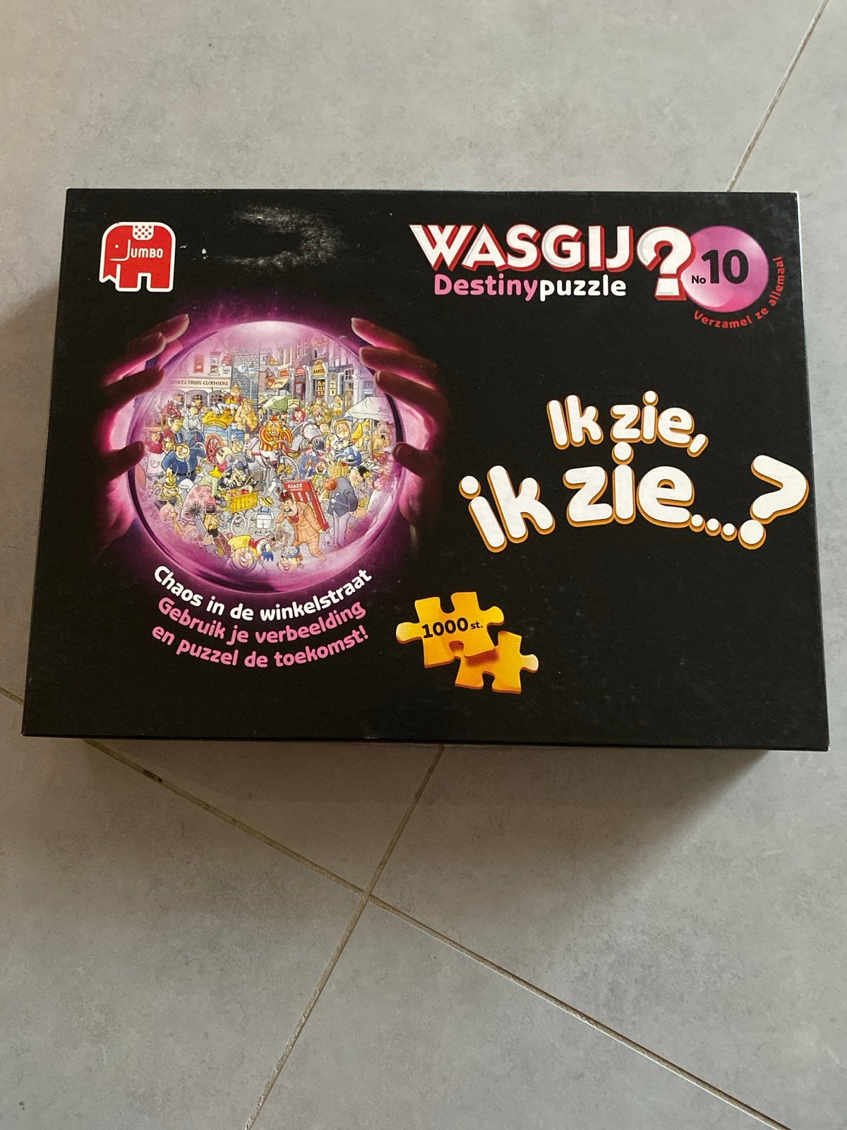 Wasgij Destiny 2: Ik zie, ik zie...? 1000 stukjes puzzel, Ophalen of Verzenden, 500 t/m 1500 stukjes, Gebruikt, Legpuzzel