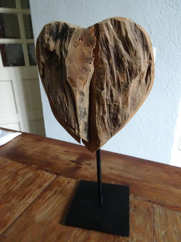 HOUTEN HART, Huis en Inrichting, Woonaccessoires | Overige, Hout, Overige stijlen, Ophalen of Verzenden, Zo goed als nieuw