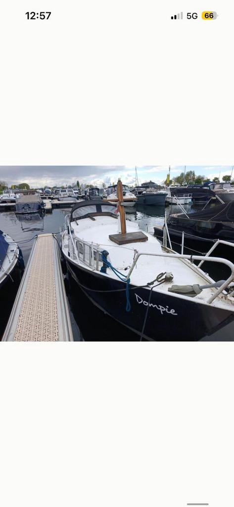 Opknapper boot met goed werkende Yamaha 9,9 pk motor, Watersport en Boten, Ophalen of Verzenden