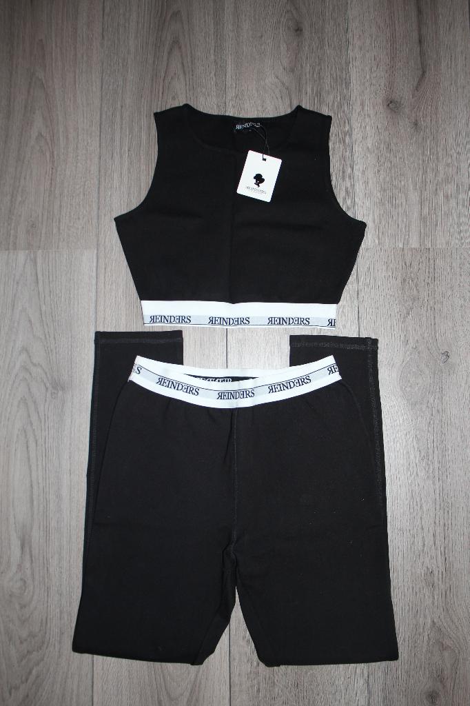 Nieuw Reinders Sport top / broek Active wear - Zwart wit S, Kleding | Dames, Reinders, Zwart, Nieuw, Ophalen of Verzenden