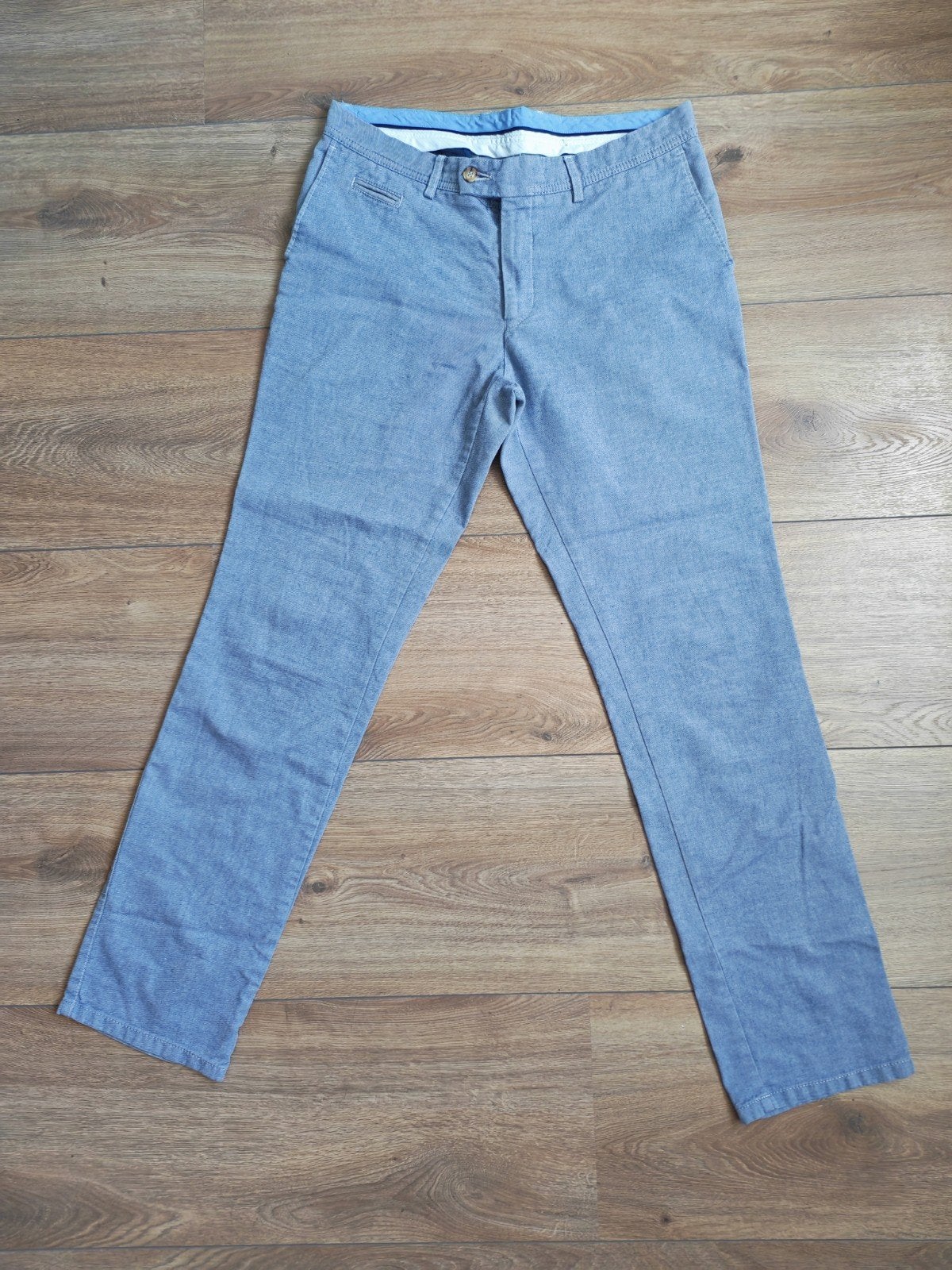 Jac Hensen herenbroek maat 51, 100% katoen, Blauw, Overige maten, Ophalen of Verzenden, Jac Hensen
