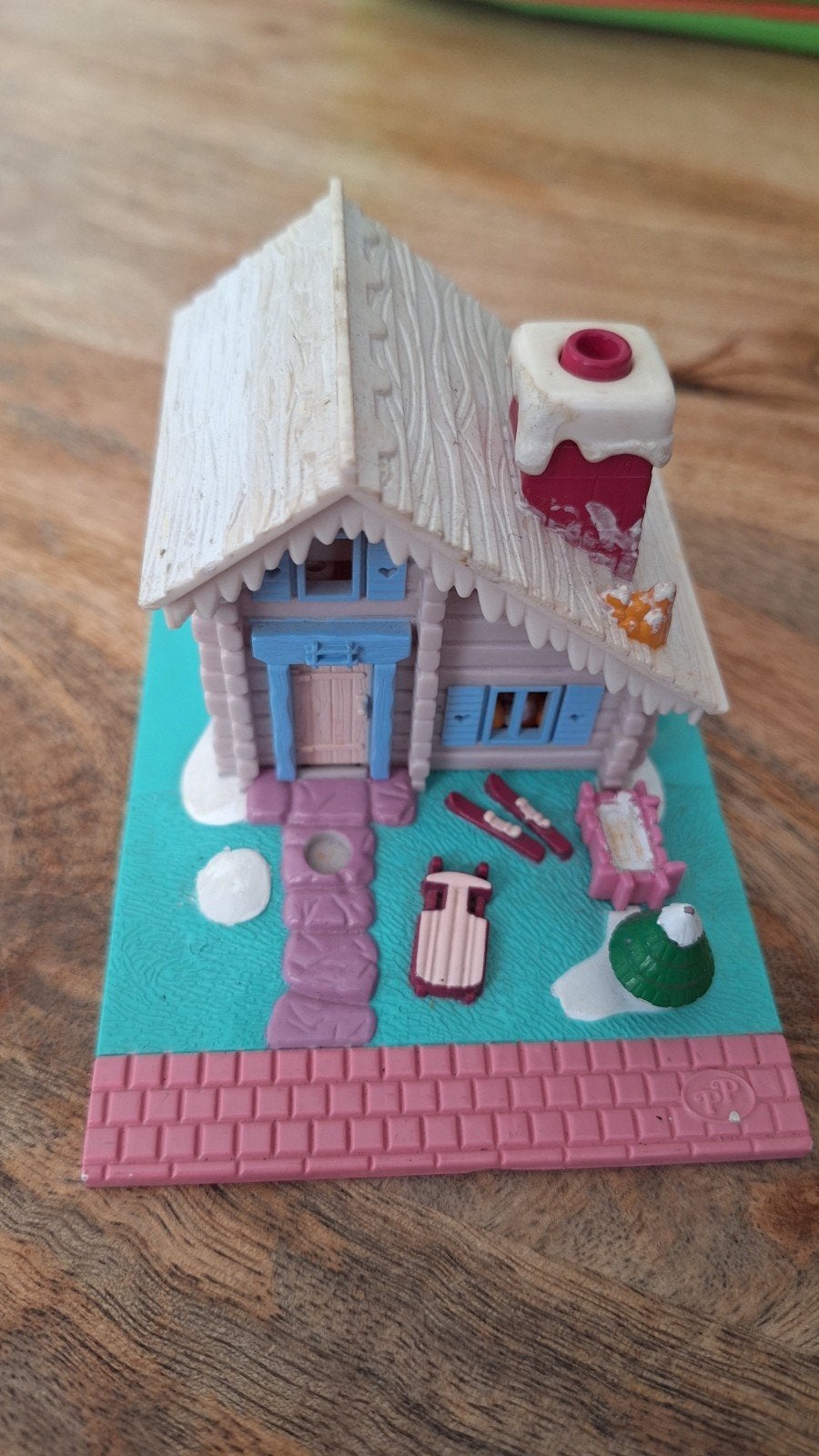 Vintage Polly Pocket 'Ski Lodge' (1993), Ophalen of Verzenden, Gebruikt, Jongen of Meisje