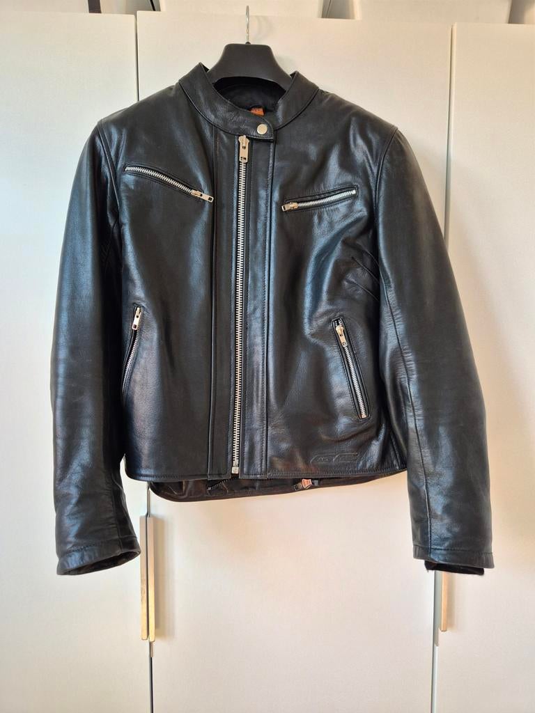 Zwarte leren dames motorjas, maat 42 Grand Canyon Bike, Onbekend, Jas | leer, Ophalen of Verzenden, Dames