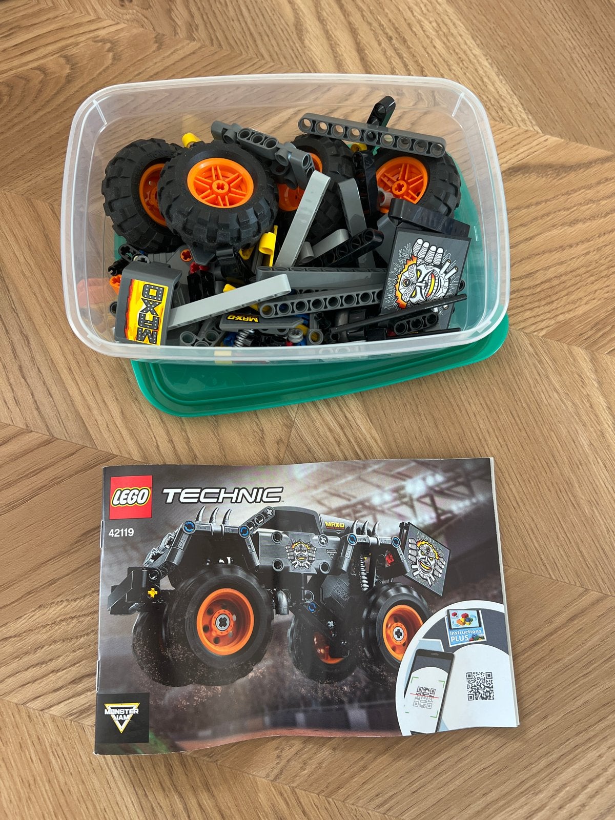 LEGO Technic 42119 Monster Jam Max-D, Ophalen of Verzenden, Gebruikt, Overige merken