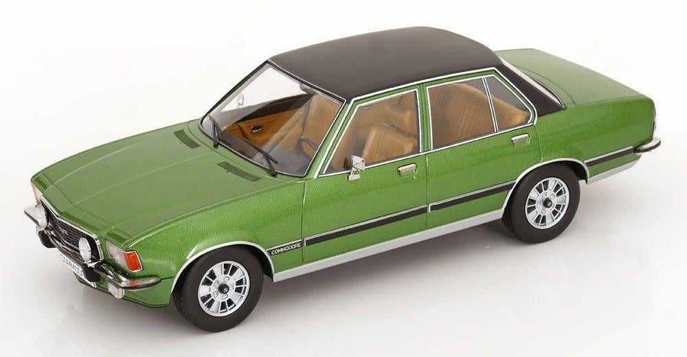 Opel Commodore B 1972 Groen Metallic / Zwart 1-18 MCG Models, Overige merken, Tschuiten@hotmail.com, Duitsland, Auto