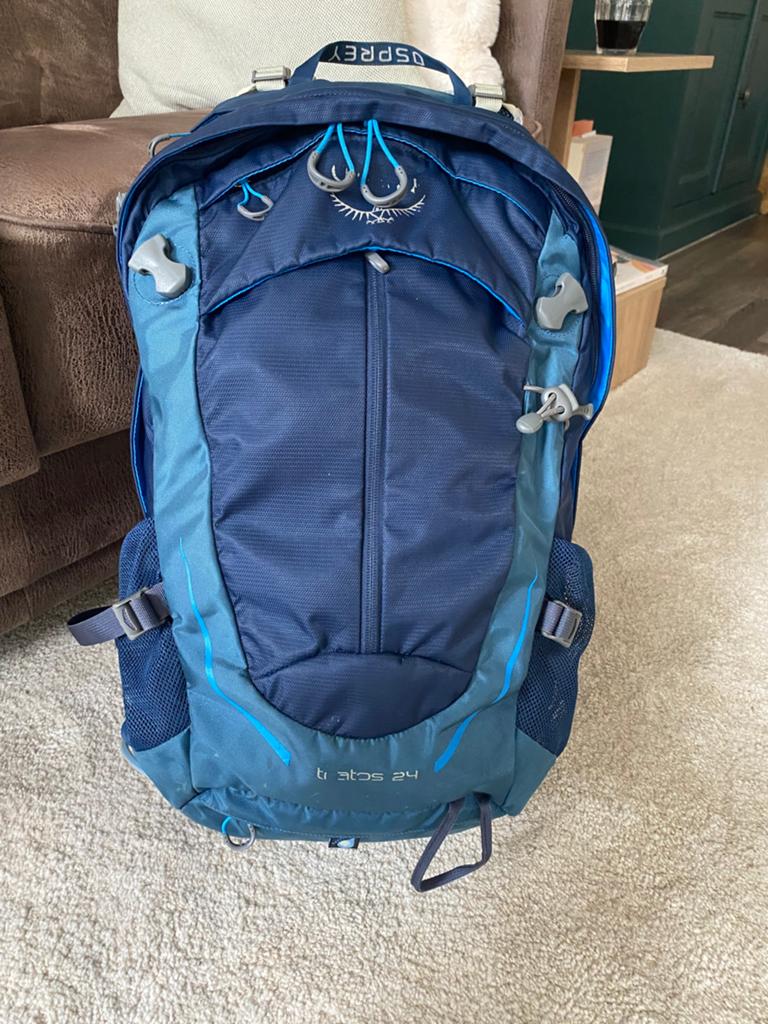 Osprey Stratos 24 L heren rugtas backpack dagtocht, Sieraden, Tassen en Uiterlijk, Tassen | Rugtassen, Overige merken, 40 cm of meer