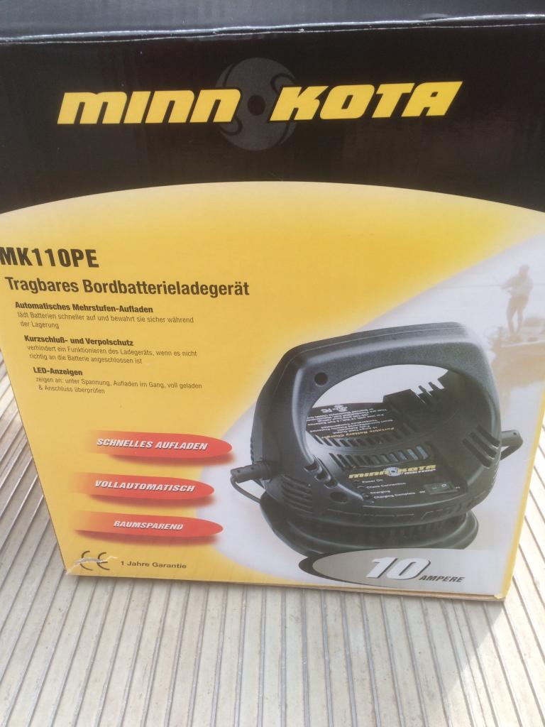 Minn Kota draagbare acculader 12V, Watersport en Boten, Ophalen, Zo goed als nieuw, Motor en Techniek