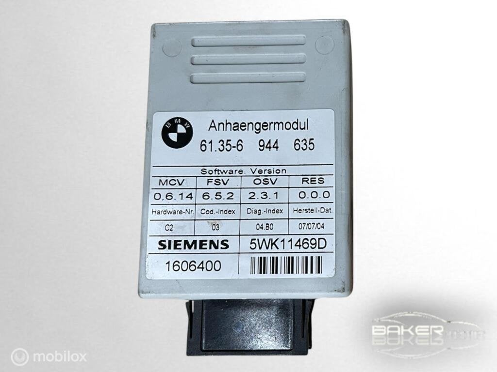 Trekhaak module BMW 5-serie E60 E61 ('04-'07) 61356944635, Auto-onderdelen, Gebruikt, Ophalen of Verzenden, BMW, BMW