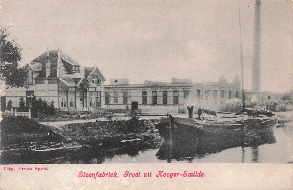 703-145-025 Steenfabriek Groet uit Hooger-Smilde, Verzamelen, Verzenden, Voor 1920, Drenthe