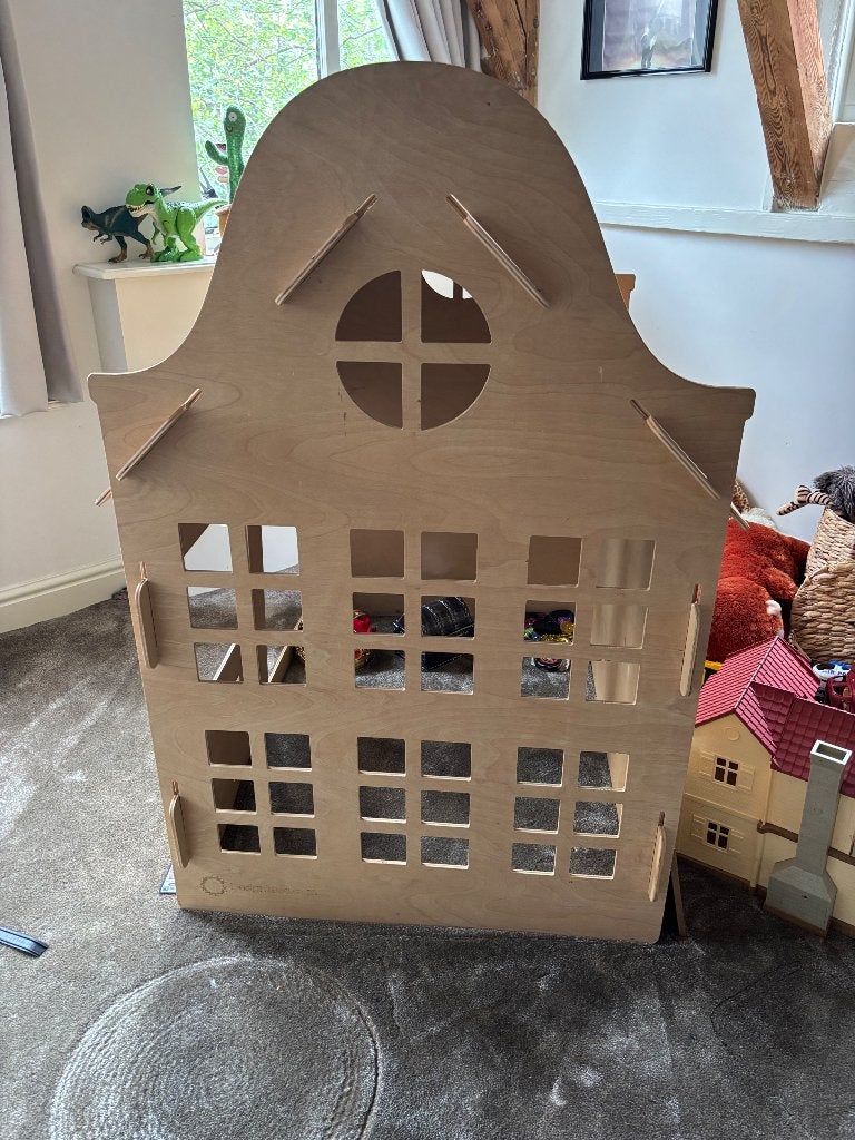Kartonnen speelhuis, Ophalen, Zo goed als nieuw, Overige materialen
