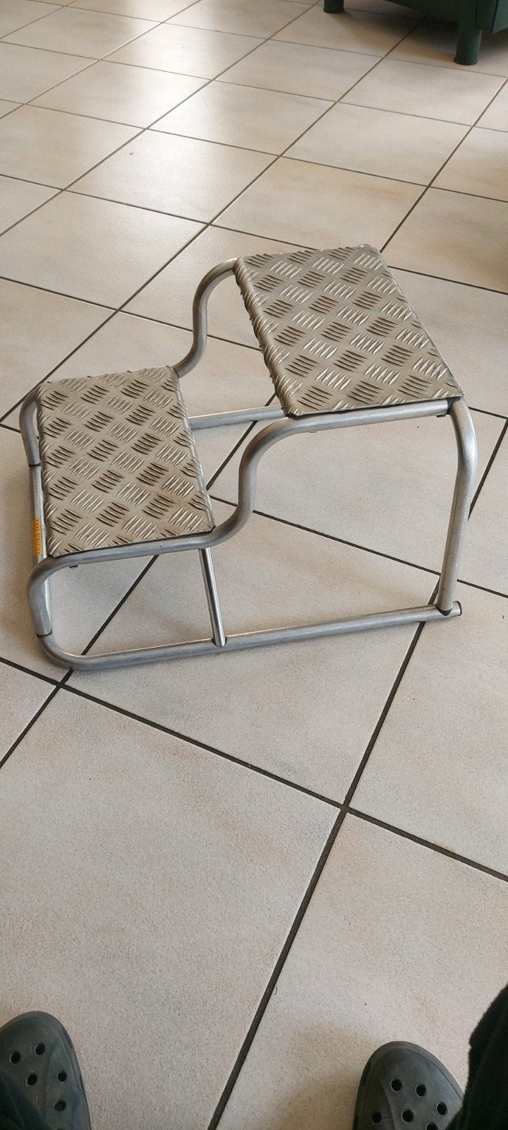 Milenco Caravan/Camper Opstapje - Aluminium, Ophalen of Verzenden, Gebruikt