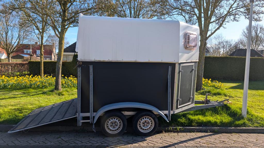 Tweepaards trailer bloomert, Ophalen of Verzenden, Zo goed als nieuw