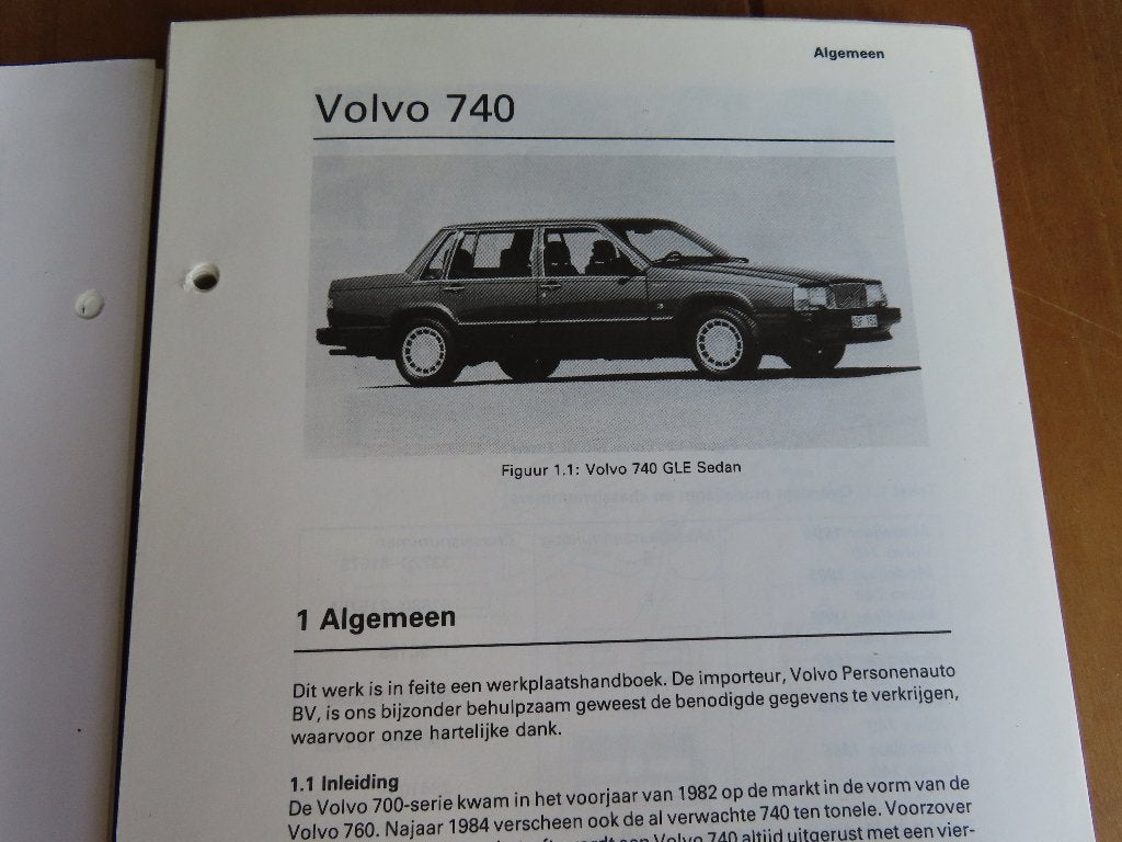 Vraagbaak Volvo 740, 740 Estate benzine, diesel 1984-89, Ophalen of Verzenden