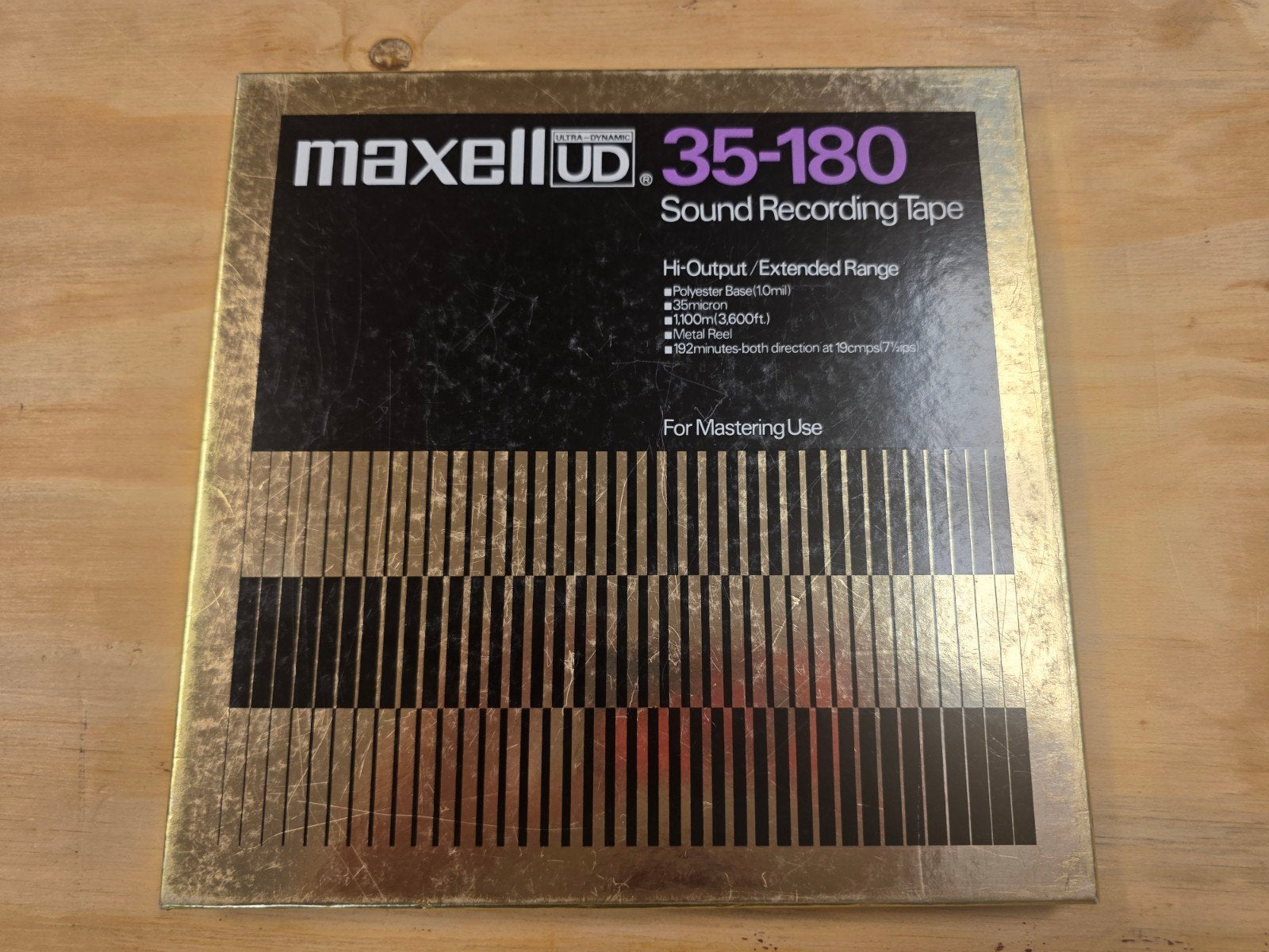 Maxell aluminium spoel voor bandrecorder reel, Maxell, Ophalen of Verzenden, Maxell, Maxell