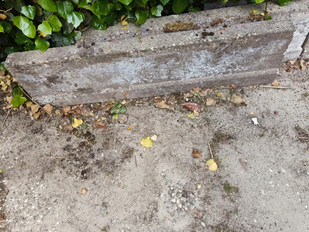 Gratis. 5 stuks betonnen opsluitbanden., Ophalen
