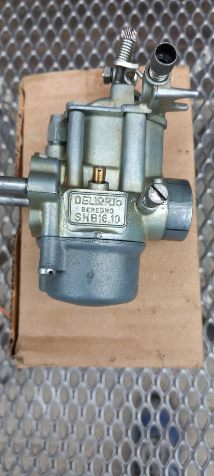 Vespa V50 Carburateur 16.10 Dellorto SHB16.10 in doos, Ophalen of Verzenden, Zo goed als nieuw, Carburateur, Vespa