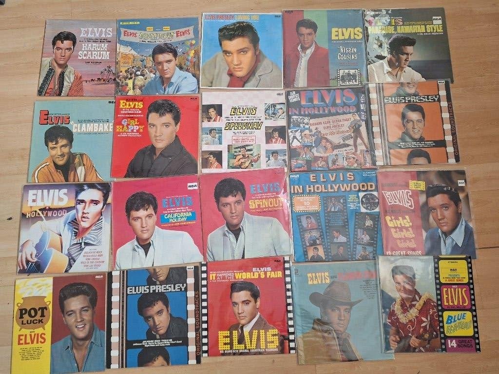 Elvis Presley lp's, Ophalen, Gebruikt, Inclusief poster, 12 inch