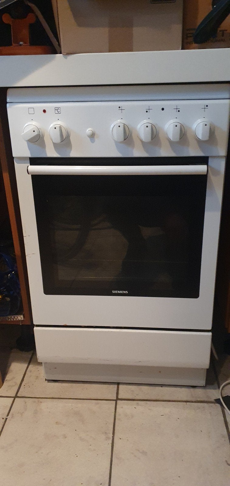 Siemens gasfornuis met elektrische oven 50 cm breed, Ophalen