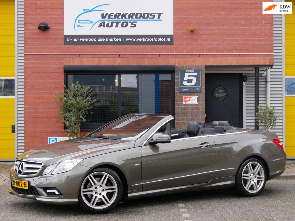 Mercedes-Benz E-klasse Cabrio 250 CGI Elegance. nieuwe ketti, Auto's, Mercedes-Benz, Euro 5, Achterwielaandrijving, Zwart, Cabriolet