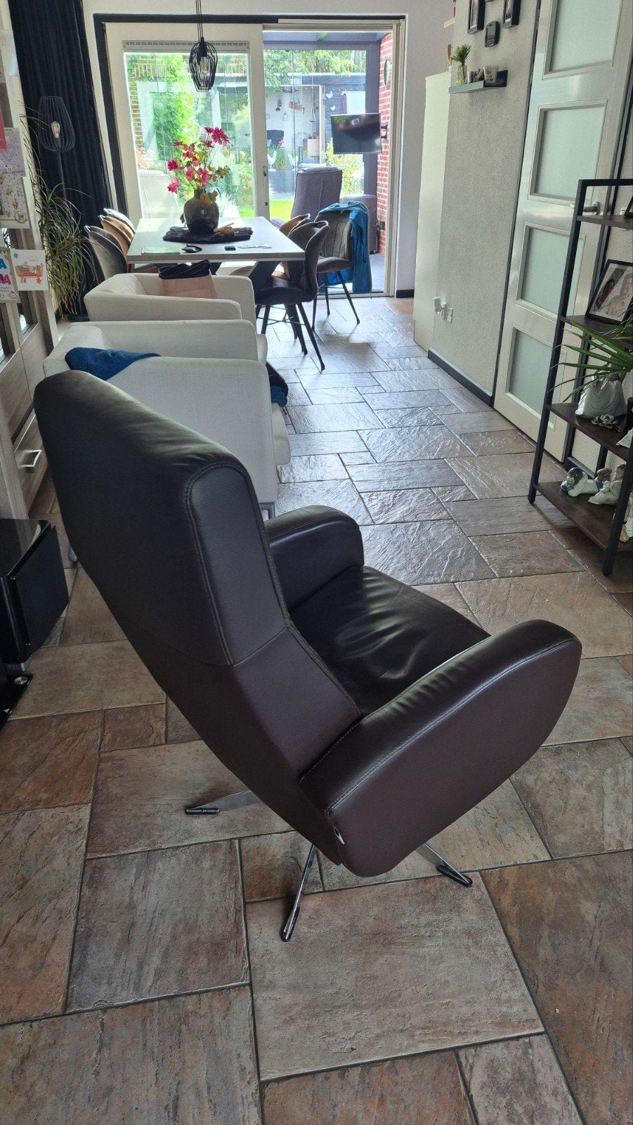 relax fauteuil (draaibaar), Huis en Inrichting, Ophalen, Gebruikt, Modern comfort, 75 tot 100 cm