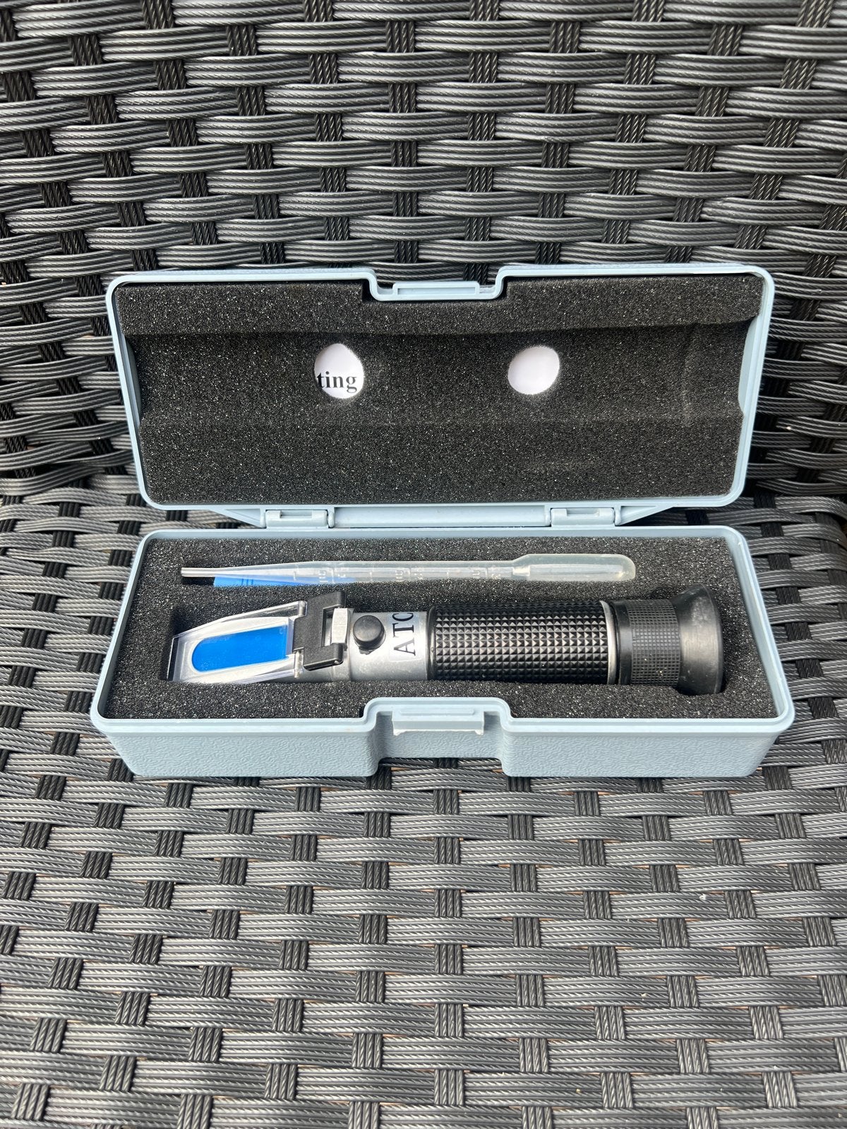 Refractometer - Ideaal voor Bierbrouwen, Doe-het-zelf en Verbouw, Ophalen of Verzenden, Zo goed als nieuw, Vocht of Vloeistof