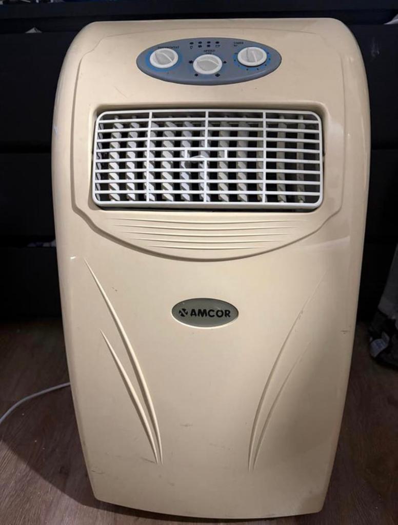 Mobiele airco Amcor, Ophalen, Gebruikt, 3 snelheden of meer, Mobiele airco