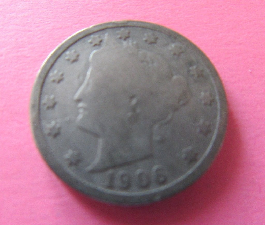 1906 Liberty Head V Nickel 5 Cent Piece, Ophalen of Verzenden, Noord-Amerika, Losse munt