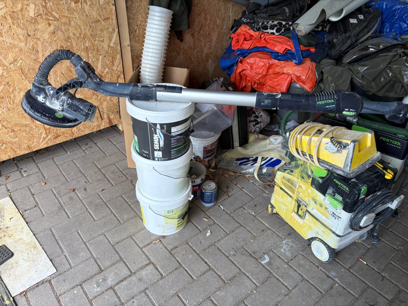 Festool Planex LHS225 EQ, Ophalen of Verzenden, Zo goed als nieuw, Minder dan 600 watt, Excentrische schuurmachine