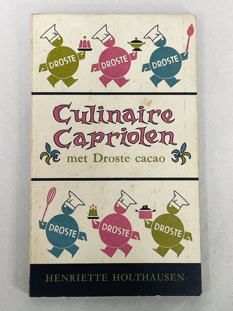 Droste Culinaire Capriolen recepten boekje 1959 H.Holthausen, Ophalen of Verzenden, Gebruikt, Overige, Droste