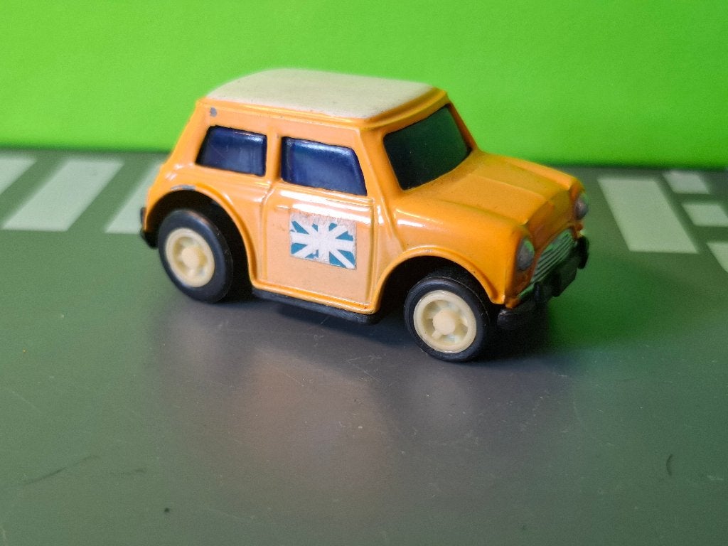 Onbekend - Mini Cooper [oranje] 1/55, Ophalen of Verzenden, Gebruikt, Auto