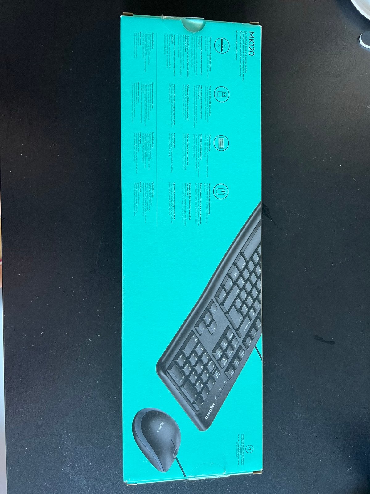Logitech MK120 Toetsenbord + Muis - Nieuw in doos, Computers en Software, Toetsenborden, Ophalen, Toetsenbord en muis-set, Nieuw