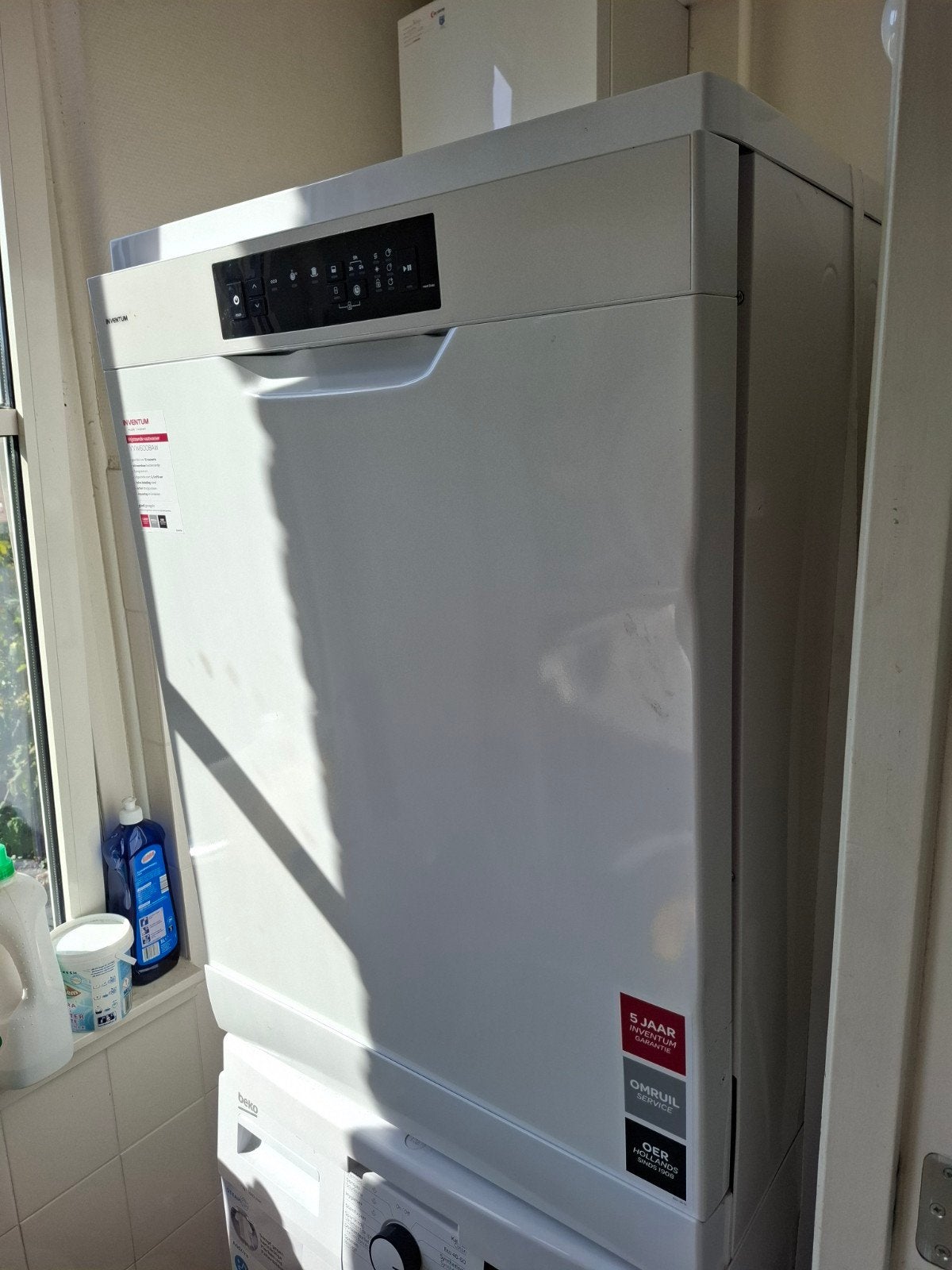 Inventum VW6008AW vaatwasser - defect (modulefout), Witgoed en Apparatuur, Ophalen, 60 cm of meer, Niet werkend, Vrijstaand