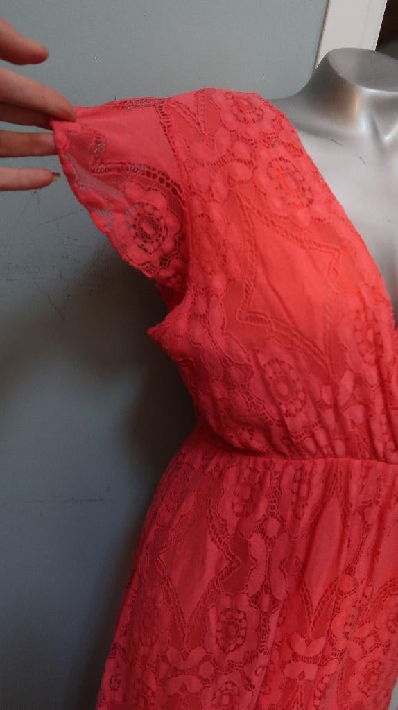 mooie zomerjurk met kant achterkant lang M, Maat 38/40 (M), Made in Italy, Ophalen of Verzenden, Zo goed als nieuw