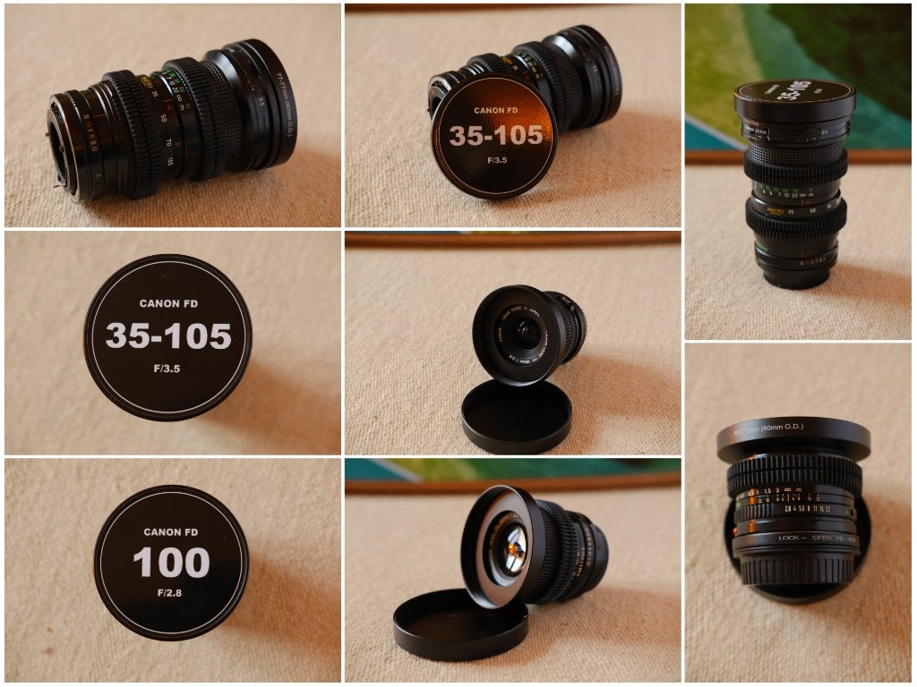 Canon FD set, Ophalen of Verzenden, Gebruikt, Standaardlens, Zoom