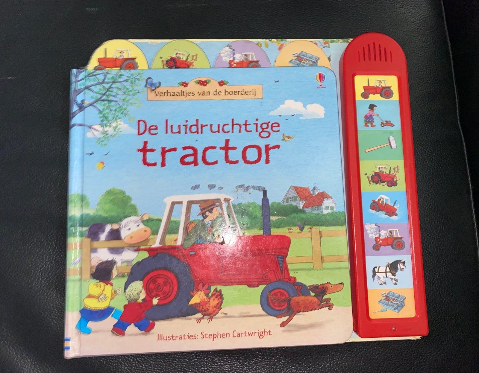 De luidruchtige tractor - interactief kinderboek, Ophalen of Verzenden, Gelezen, Sprookjes