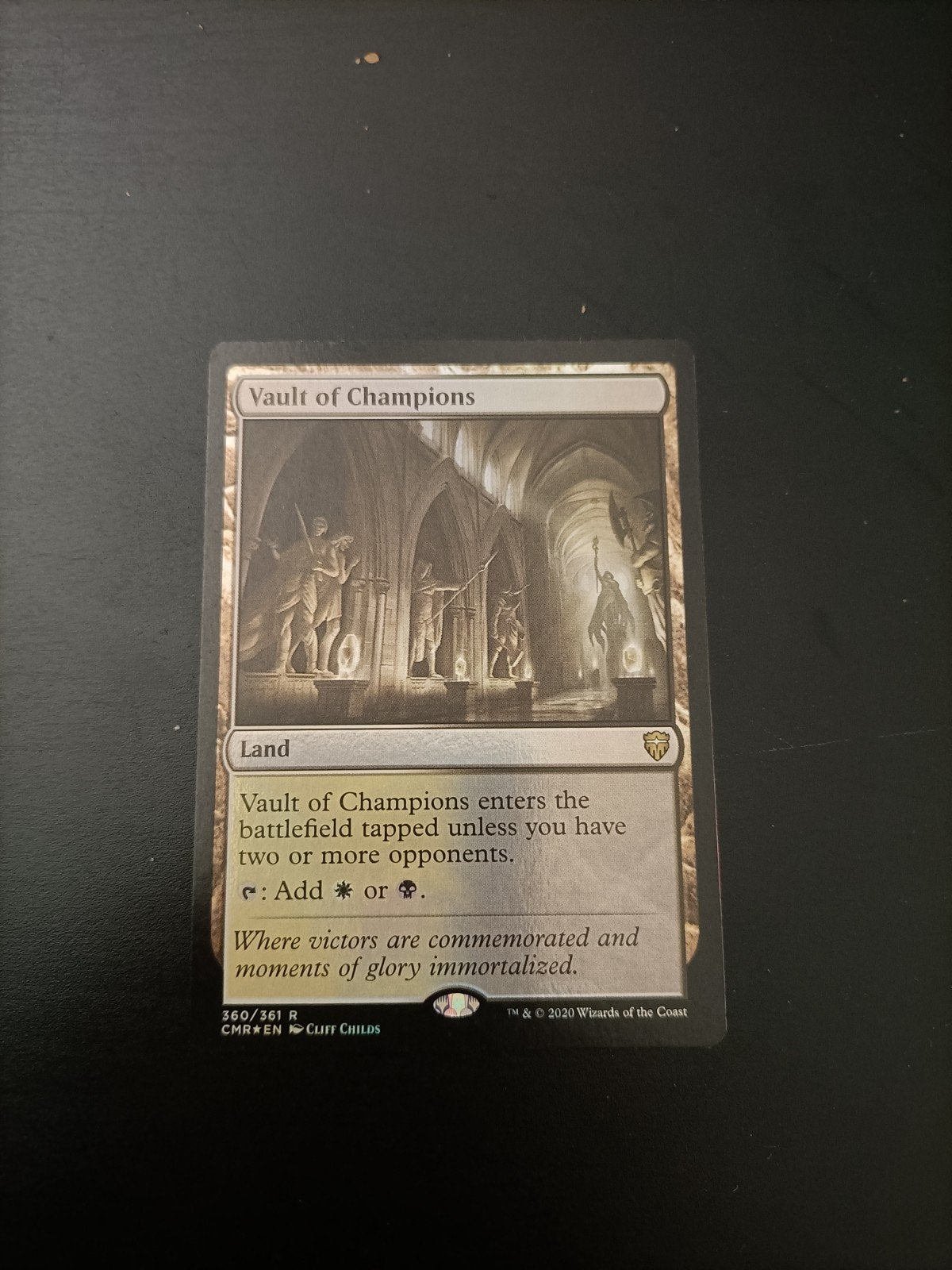 Vault of Champions commander legends Foil MTG, Ophalen of Verzenden, Nieuw, Losse kaart, Foil