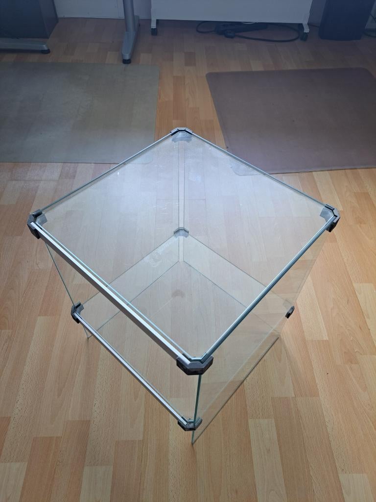 Glazen bijzettafel, Minder dan 55 cm, Gebruikt, Glas, Modern