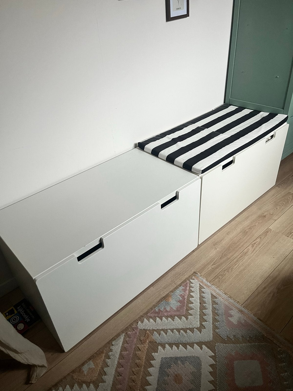 IKEA Smastad speelgoedkist met bankje wit, Ophalen, Gebruikt, Jongen of Meisje