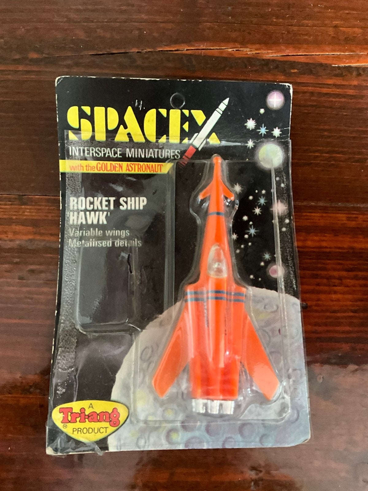 Antieke Tri-ang SpaceX Interspace Miniatures "Hawk" raket,, Ophalen of Verzenden