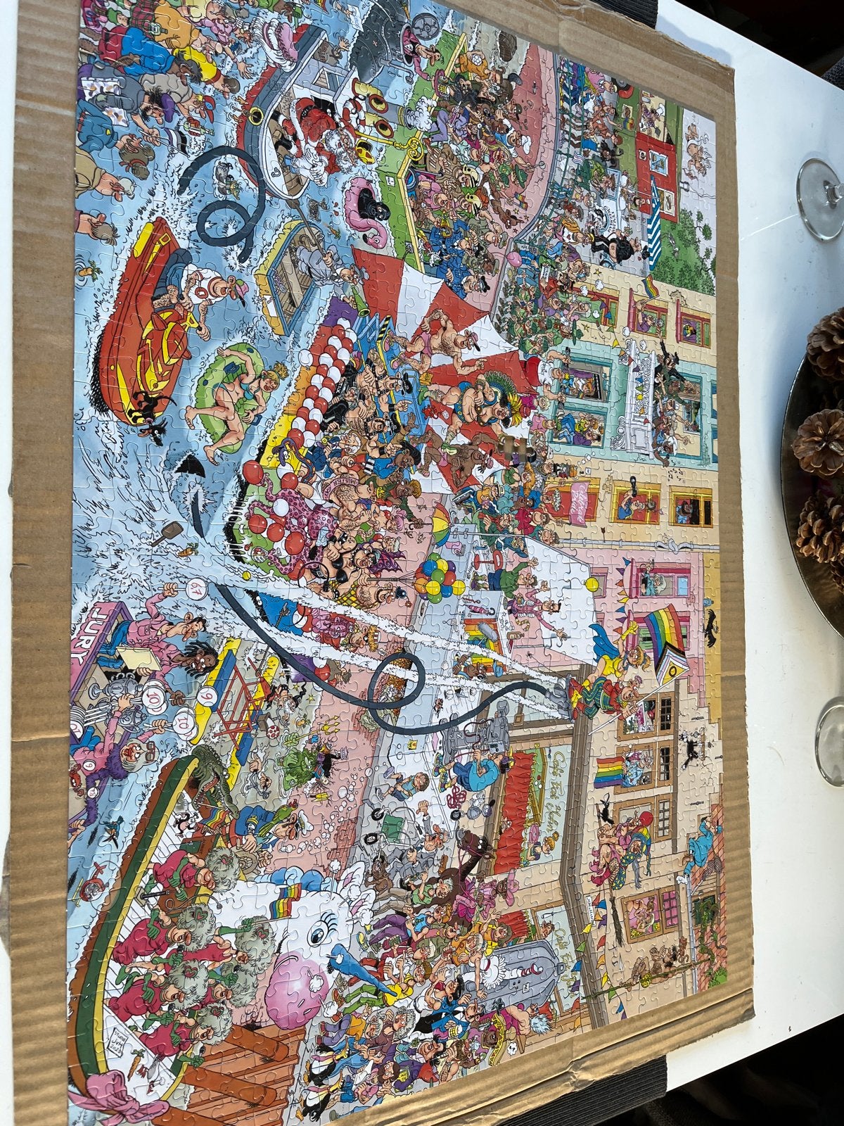 Jan van Haasteren Celebrate Pride 1000 stukjes /ruilen, Ophalen, 500 t/m 1500 stukjes, Zo goed als nieuw, Legpuzzel