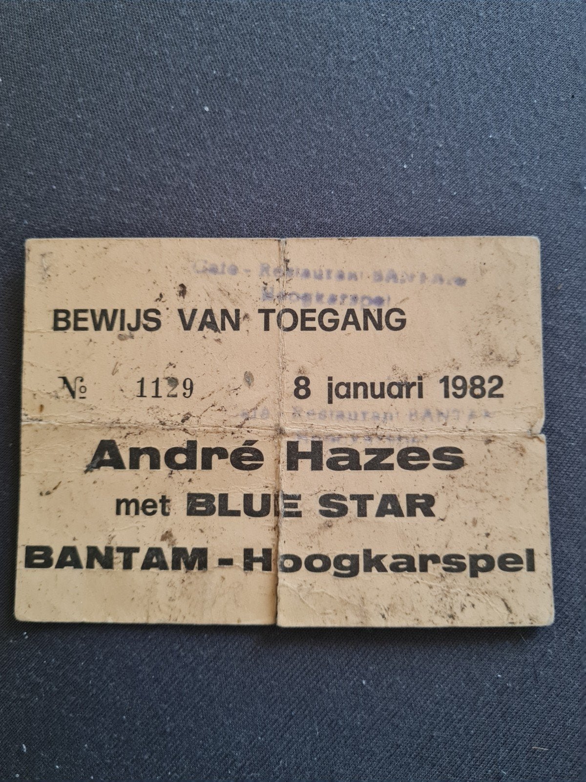 originele handtekening van Andre Hazes, Ophalen of Verzenden