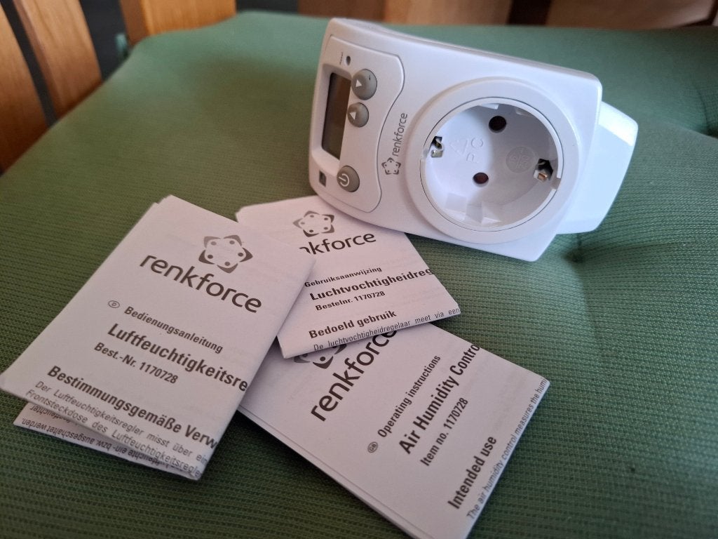 Renkforce hygrostaat, luchtvochtigheidsregelaar., Ophalen of Verzenden, Zo goed als nieuw, Luchtontvochter