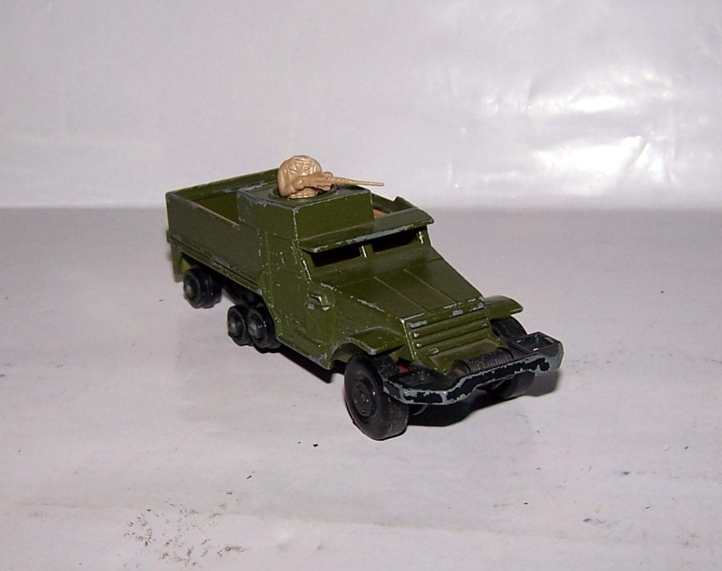 Matchbox Battle Kings k-108 m3 a.l. Half track., Ophalen of Verzenden, Nieuw, Bus of Vrachtwagen