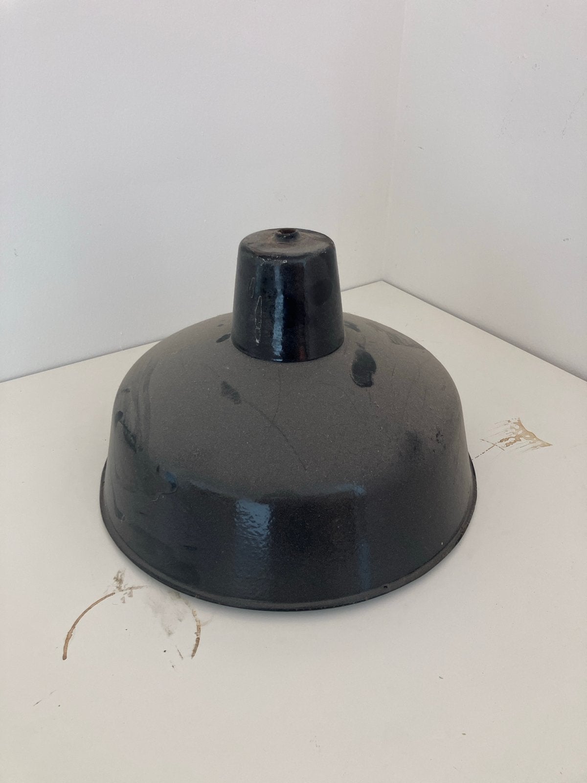 Emaille Schuurlamp - Brocante Stijl - Ø 41cm, Ophalen of Verzenden