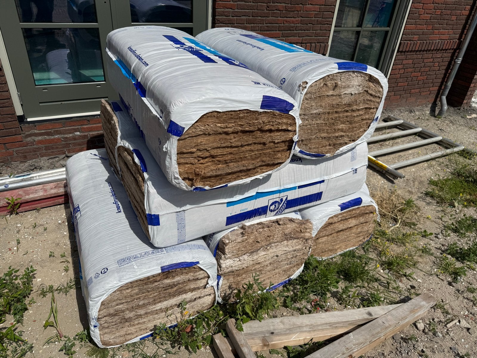 Knauf Acoustifit Glaswol Isolatie 60mm, Ophalen, 4 tot 8 cm, Nieuw, 15 m² of meer