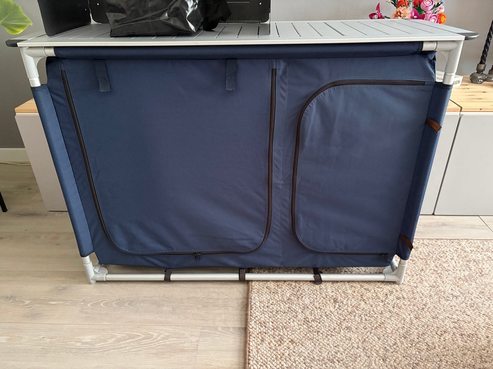 Hypercamp Campingkeuken / Opbergkast, Caravans en Kamperen, Kampeeraccessoires, Ophalen, Zo goed als nieuw