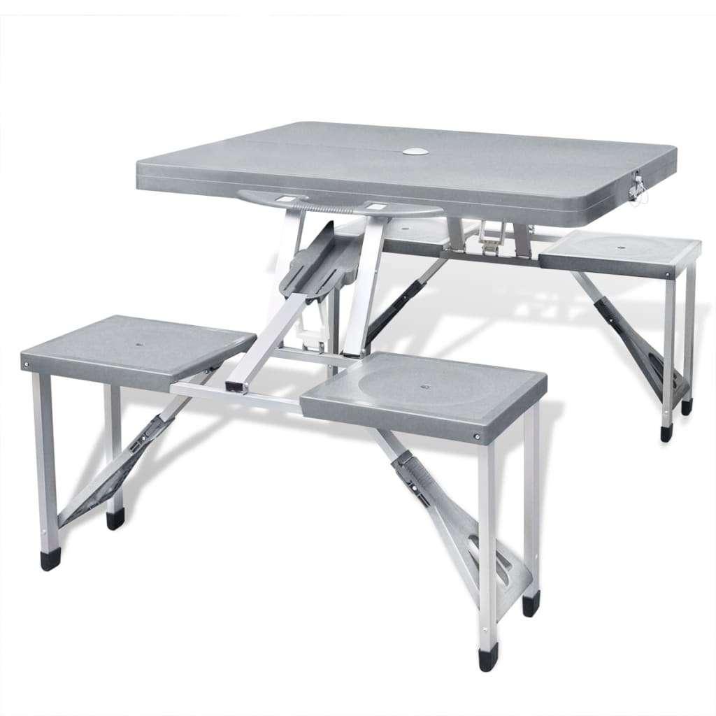 Picknickset picknicktafel campingtafel alu GRATIS BEZORGD!, Caravans en Kamperen, Kampeermeubelen, Nieuw, Campingtafel, Verzenden
