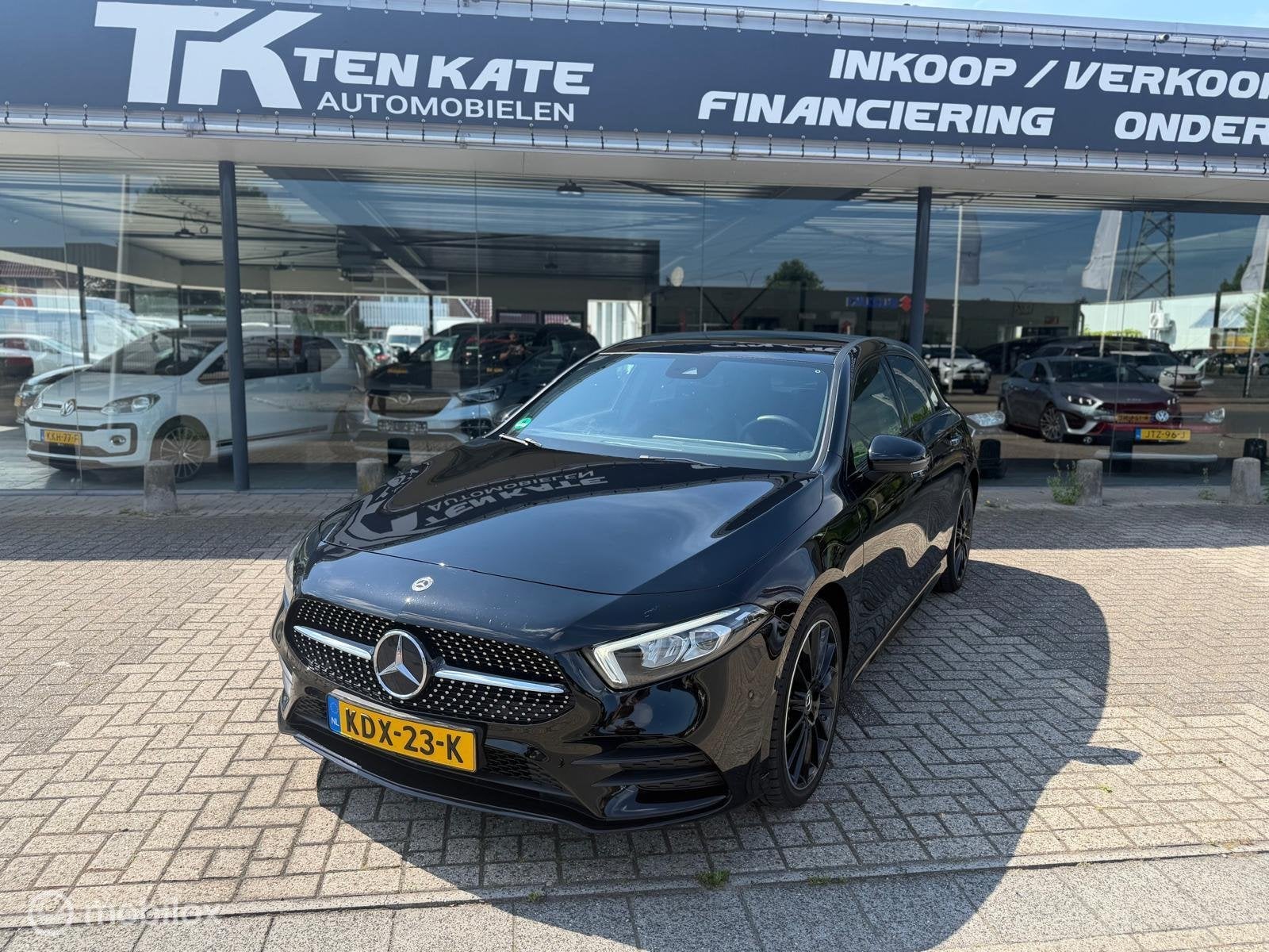 Mercedes-Benz A-klasse, 250 e AMG Line, Auto's, Mercedes-Benz, Gebruikt, Euro 6, 4 cilinders, Zwart