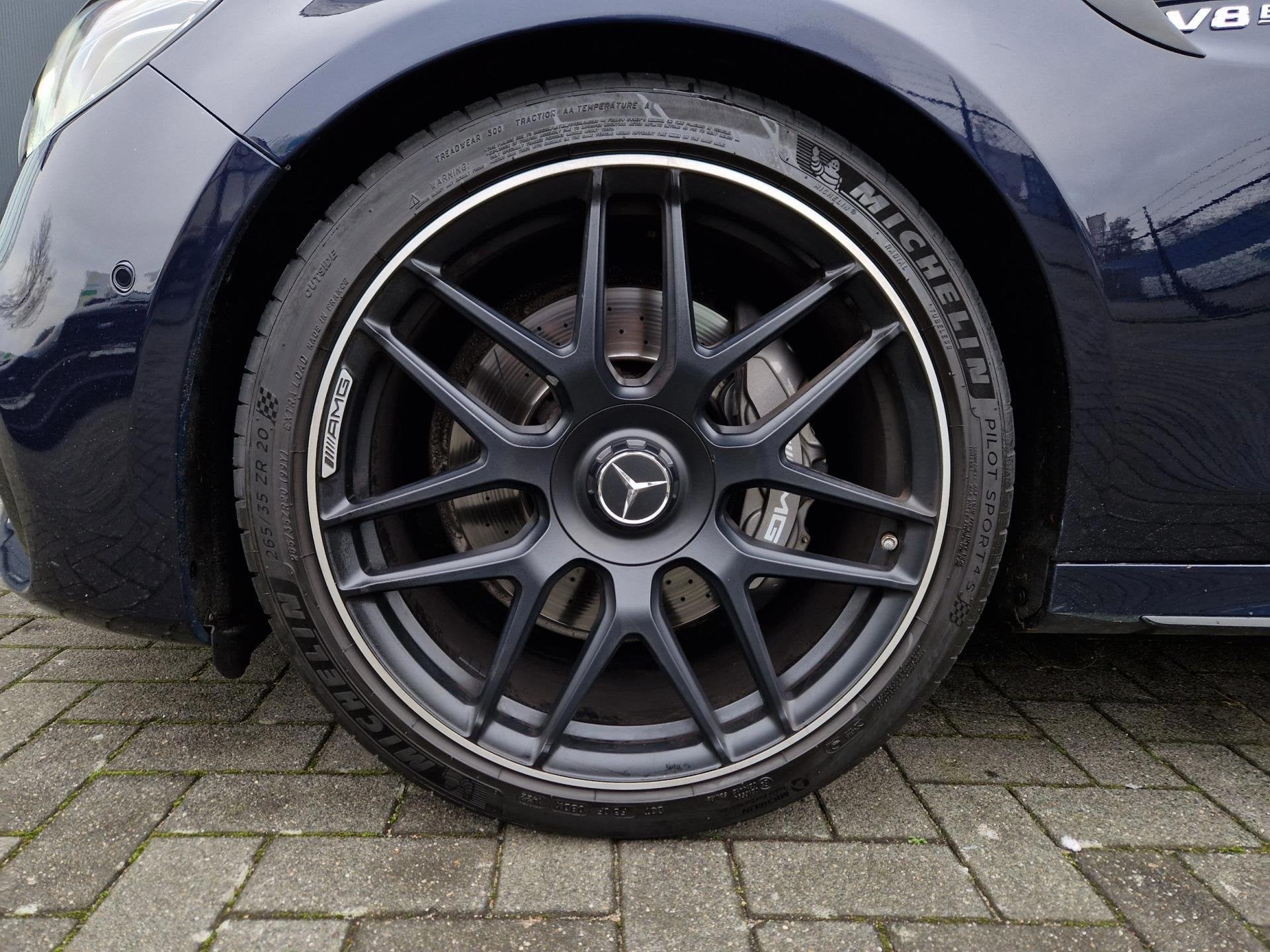 Mercedes-Benz E63 AMG 4MATIC Premium Plus Akrapovic Full!, Auto's, Automaat, 12 maanden, Gebruikt, Blauw